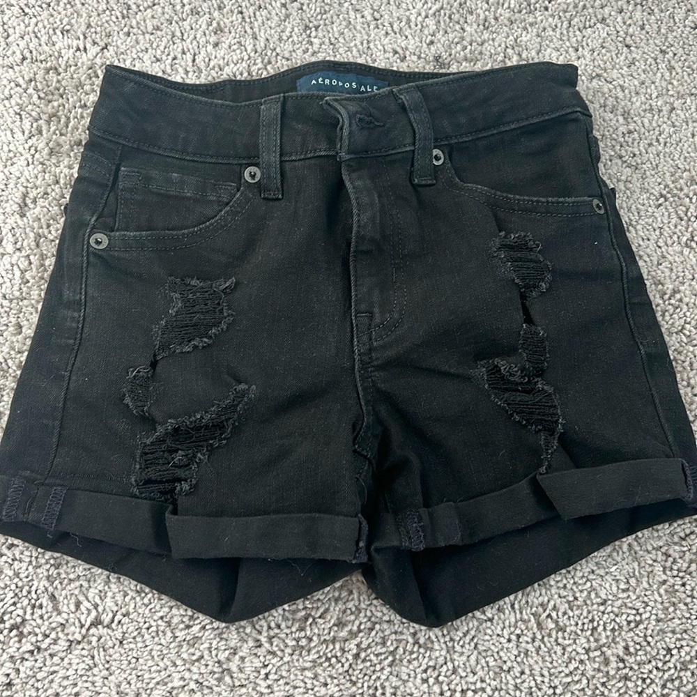 Aeropostale jean shorts high rise size:0